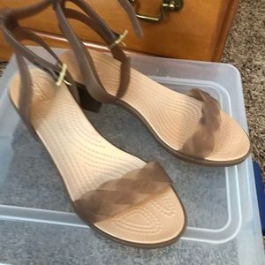 Crocs size 6 sandals.
